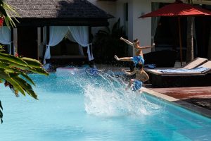 kids at chandra bali villas
