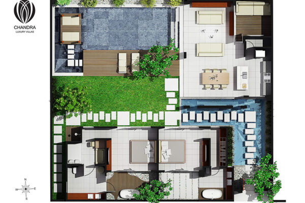 15. 2 Premium 2 Bedroom Villa floorplan