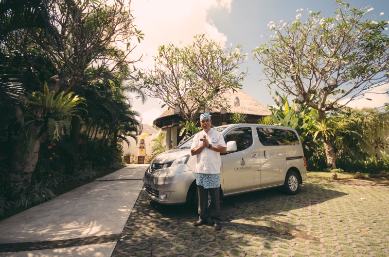 bali chandravillas chauffeur