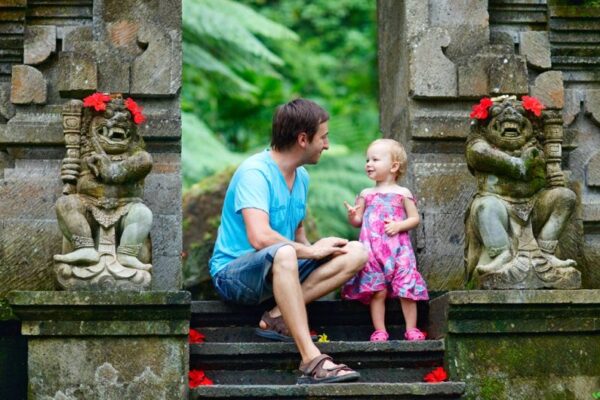 travelling with kids bali