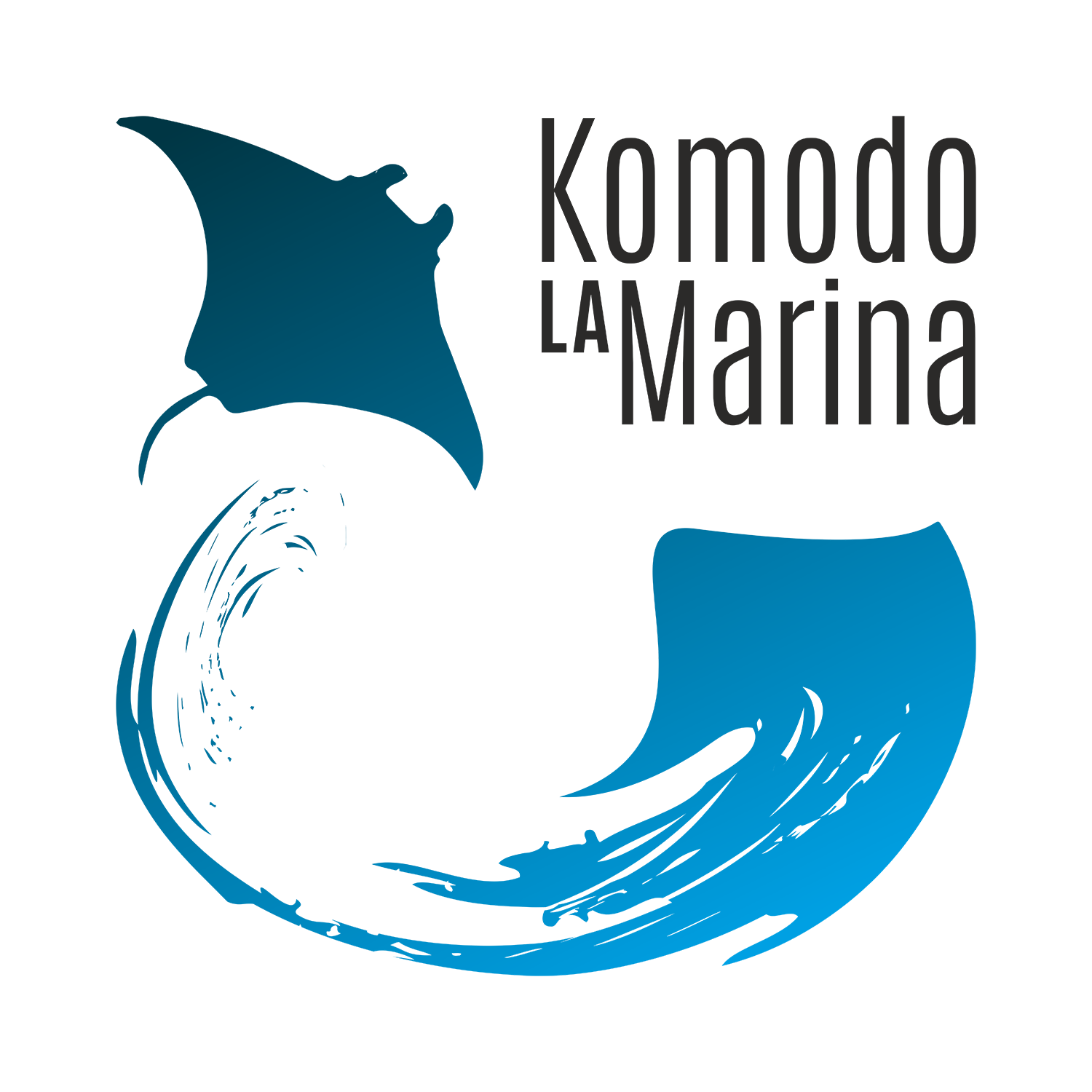 KOMODO LA MARINA logo larger boarders