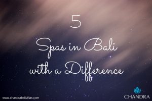 5 Spas in Bali with a Difference