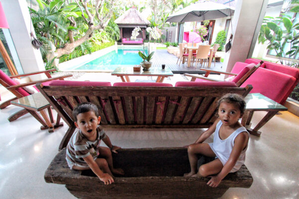 seminyak Chandra bali villas kids